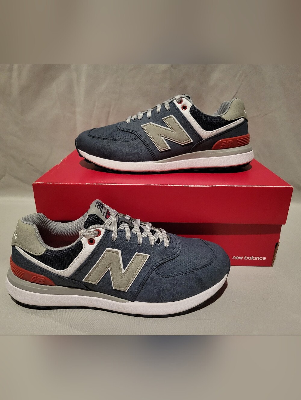 New Balance 574 Greens V2 Golf Shoes – Navy Blue Mens Size 8.5 D